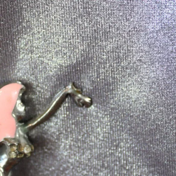 H&M Coachella Silver Sports Jacket Size Medium Zipper Hoodie Metallic D203 - Picture 14 of 14